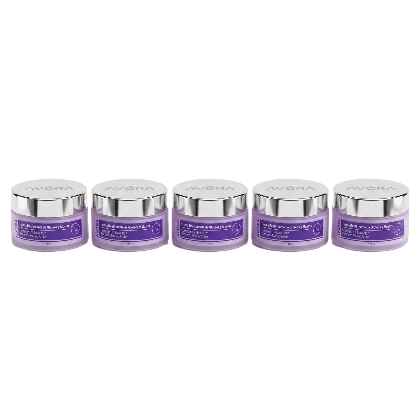 Pack 5 · Crema Reafirmante de Glúteos y Muslos